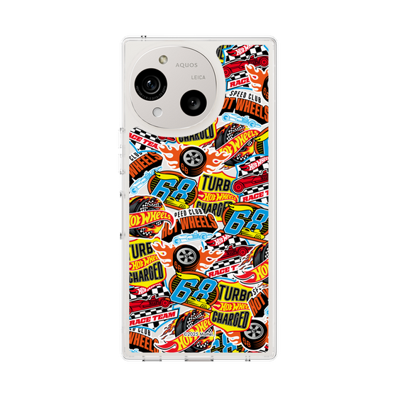 スリムプロテクションケース［ Hot Wheels™ - ステッカー ］