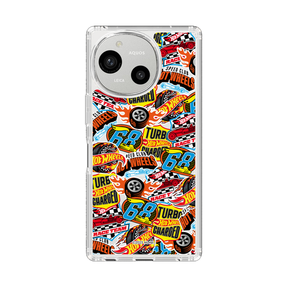 スリムプロテクションケース［ Hot Wheels™ - ステッカー ］