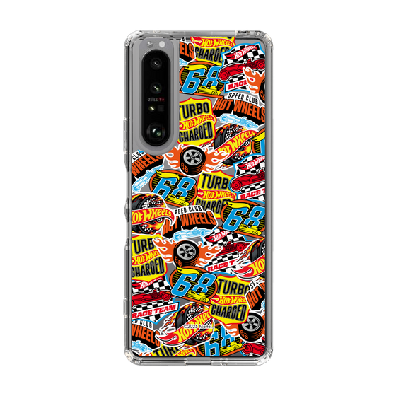 スリムプロテクションケース［ Hot Wheels™ - ステッカー ］