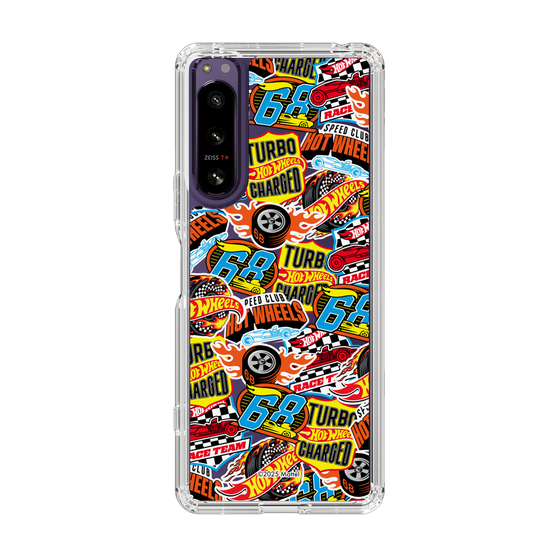 スリムプロテクションケース［ Hot Wheels™ - ステッカー ］