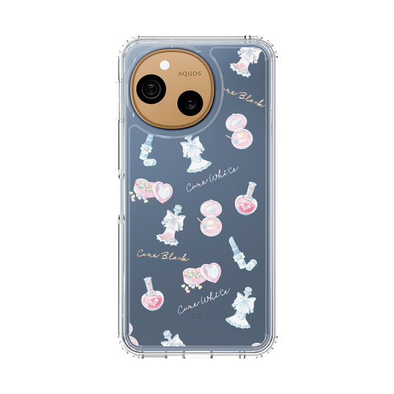 スリムプロテクションケース［ ふたりはプリキュア- パターン - クリア ］