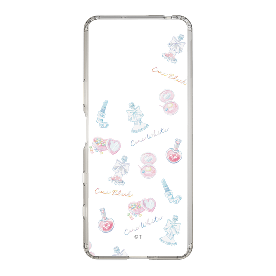 スリムプロテクションケース［ ふたりはプリキュア- パターン - クリア ］