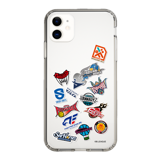 スリムプロテクションケース［ B.LEAGUE - B1 - 西地区オールロゴ ］