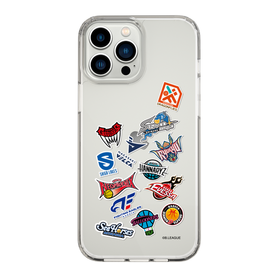 スリムプロテクションケース［ B.LEAGUE - B1 - 西地区オールロゴ ］