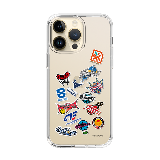 スリムプロテクションケース［ B.LEAGUE - B1 - 西地区オールロゴ ］