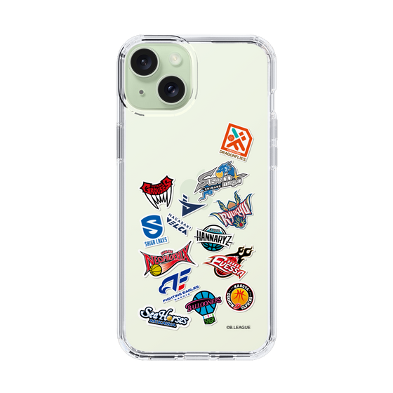 スリムプロテクションケース［ B.LEAGUE - B1 - 西地区オールロゴ ］