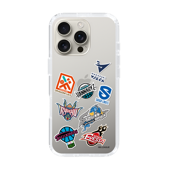 スリムプロテクションケース［ B.LEAGUE - B1 - 西地区オールロゴ ］