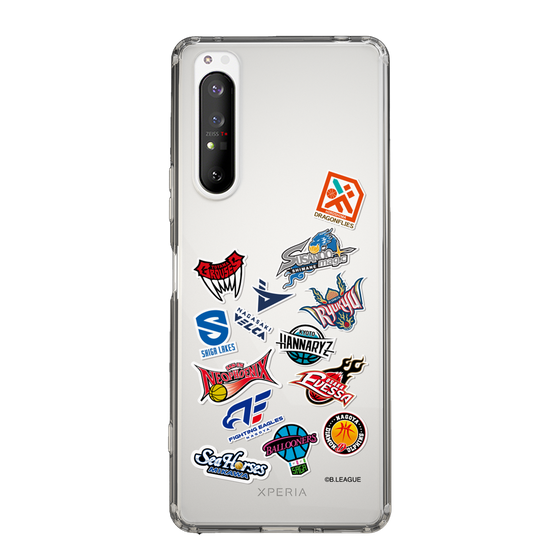 スリムプロテクションケース［ B.LEAGUE - B1 - 西地区オールロゴ ］