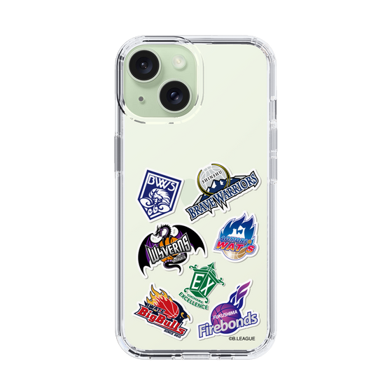 スリムプロテクションケース［ B.LEAGUE - B2 - 東地区オールロゴ ］