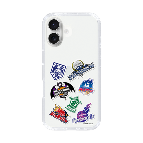 スリムプロテクションケース［ B.LEAGUE - B2 - 東地区オールロゴ ］