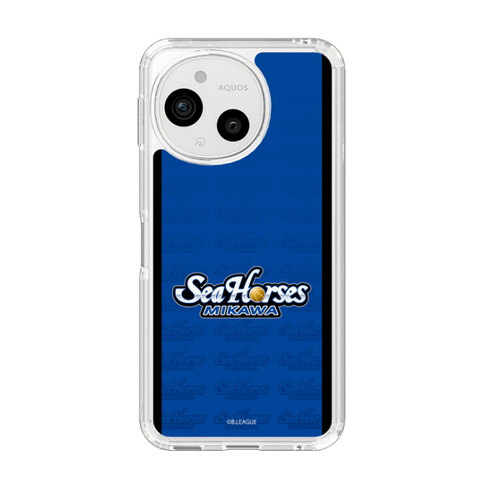 スリムプロテクションケース［ B.LEAGUE - シーホース三河 - ロゴデザイン ］