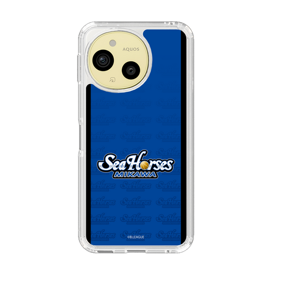 スリムプロテクションケース［ B.LEAGUE - シーホース三河 - ロゴデザイン ］