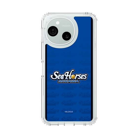 スリムプロテクションケース［ B.LEAGUE - シーホース三河 - ロゴデザイン ］