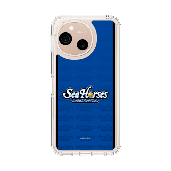 スリムプロテクションケース［ B.LEAGUE - シーホース三河 - ロゴデザイン ］