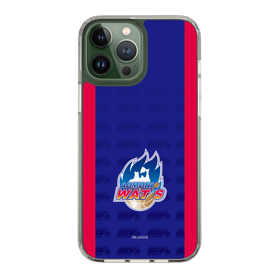 スリムプロテクションケース［ B.LEAGUE - 青森ワッツ - ロゴデザイン ］