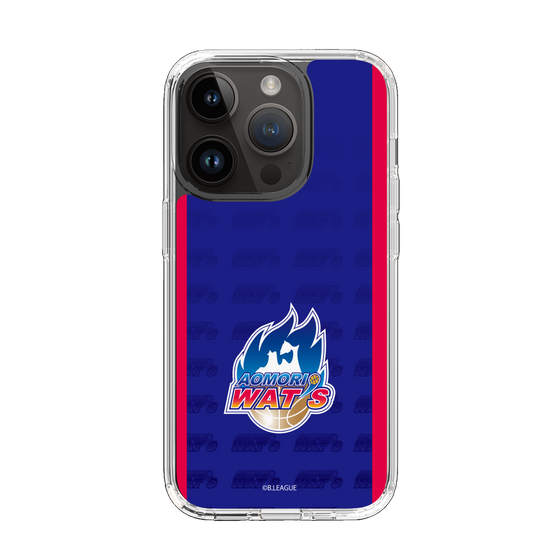 スリムプロテクションケース［ B.LEAGUE - 青森ワッツ - ロゴデザイン ］