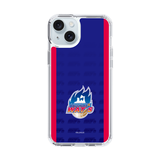 スリムプロテクションケース［ B.LEAGUE - 青森ワッツ - ロゴデザイン ］