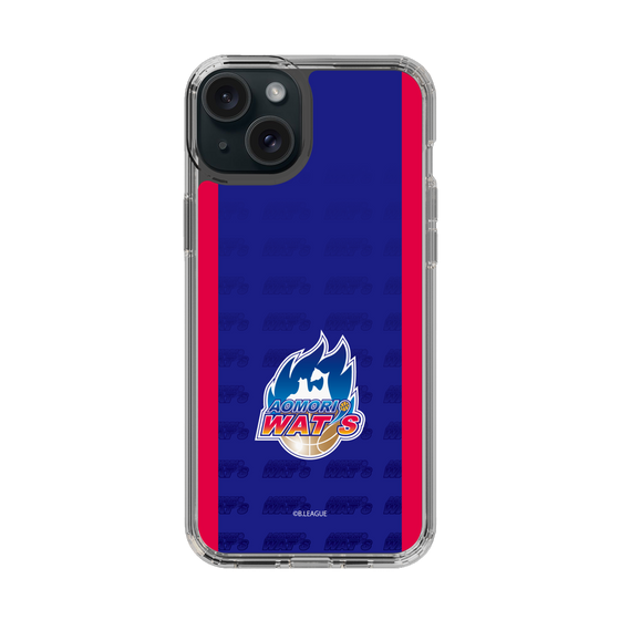 スリムプロテクションケース［ B.LEAGUE - 青森ワッツ - ロゴデザイン ］