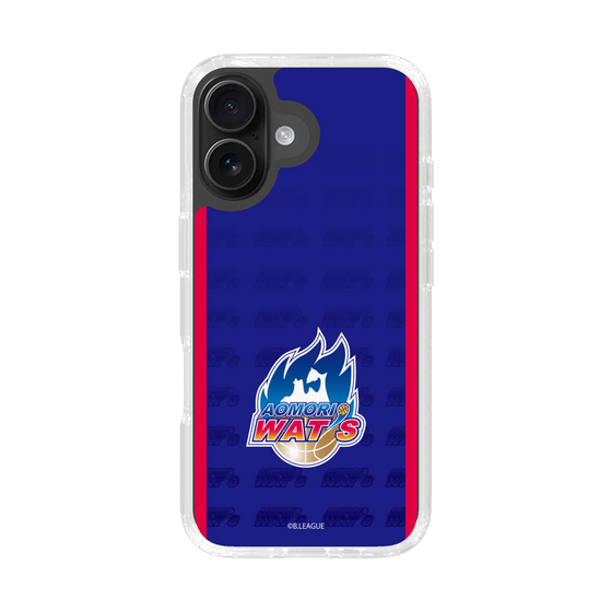 スリムプロテクションケース［ B.LEAGUE - 青森ワッツ - ロゴデザイン ］