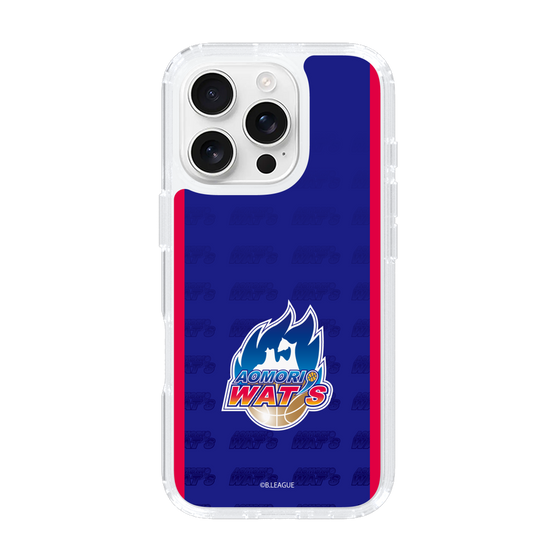 スリムプロテクションケース［ B.LEAGUE - 青森ワッツ - ロゴデザイン ］