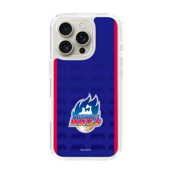 スリムプロテクションケース［ B.LEAGUE - 青森ワッツ - ロゴデザイン ］