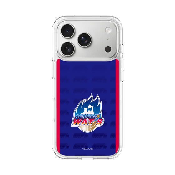 スリムプロテクションケース［ B.LEAGUE - 青森ワッツ - ロゴデザイン ］
