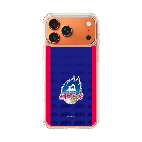 スリムプロテクションケース［ B.LEAGUE - 青森ワッツ - ロゴデザイン ］