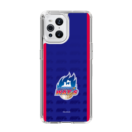 スリムプロテクションケース［ B.LEAGUE - 青森ワッツ - ロゴデザイン ］