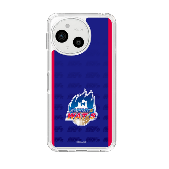 スリムプロテクションケース［ B.LEAGUE - 青森ワッツ - ロゴデザイン ］