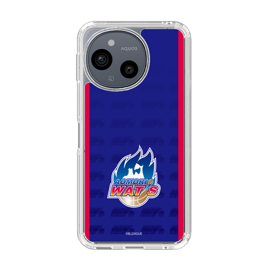 スリムプロテクションケース［ B.LEAGUE - 青森ワッツ - ロゴデザイン ］