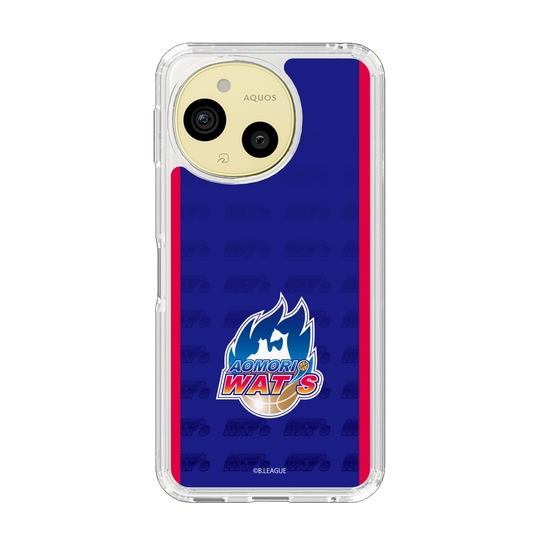 スリムプロテクションケース［ B.LEAGUE - 青森ワッツ - ロゴデザイン ］