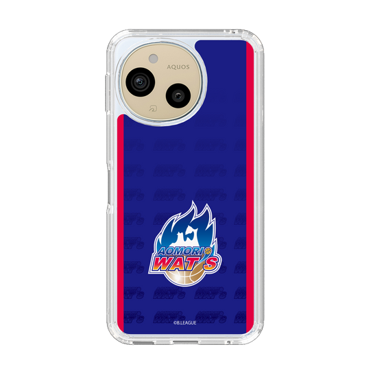 スリムプロテクションケース［ B.LEAGUE - 青森ワッツ - ロゴデザイン ］