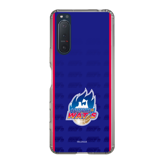 スリムプロテクションケース［ B.LEAGUE - 青森ワッツ - ロゴデザイン ］