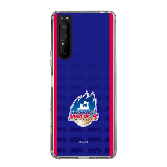スリムプロテクションケース［ B.LEAGUE - 青森ワッツ - ロゴデザイン ］