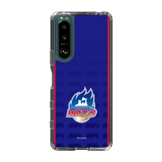 スリムプロテクションケース［ B.LEAGUE - 青森ワッツ - ロゴデザイン ］