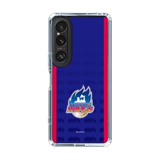 スリムプロテクションケース［ B.LEAGUE - 青森ワッツ - ロゴデザイン ］