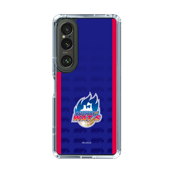 スリムプロテクションケース［ B.LEAGUE - 青森ワッツ - ロゴデザイン ］