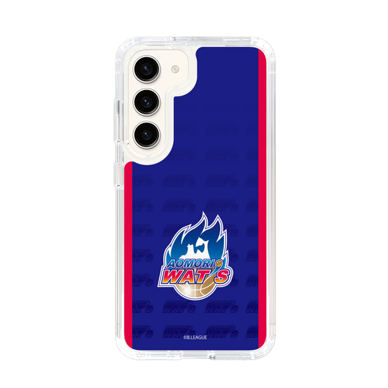 スリムプロテクションケース［ B.LEAGUE - 青森ワッツ - ロゴデザイン ］