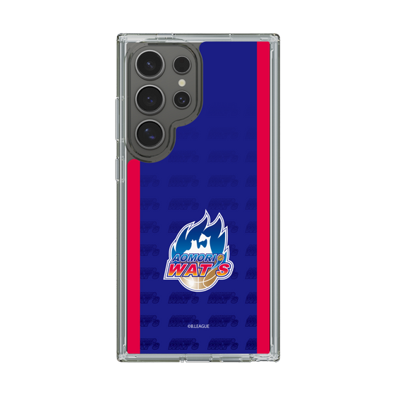 スリムプロテクションケース［ B.LEAGUE - 青森ワッツ - ロゴデザイン ］