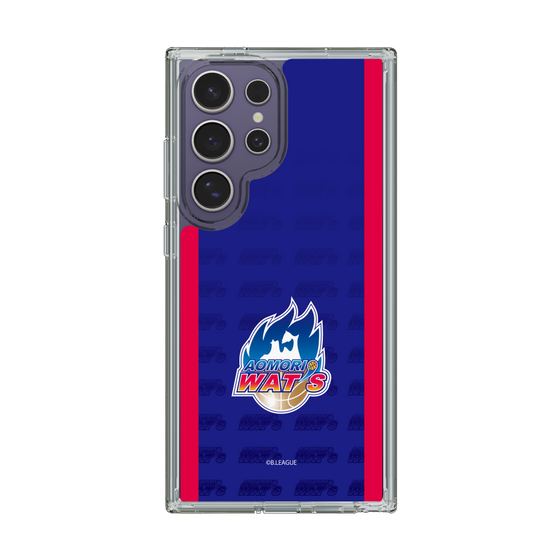 スリムプロテクションケース［ B.LEAGUE - 青森ワッツ - ロゴデザイン ］