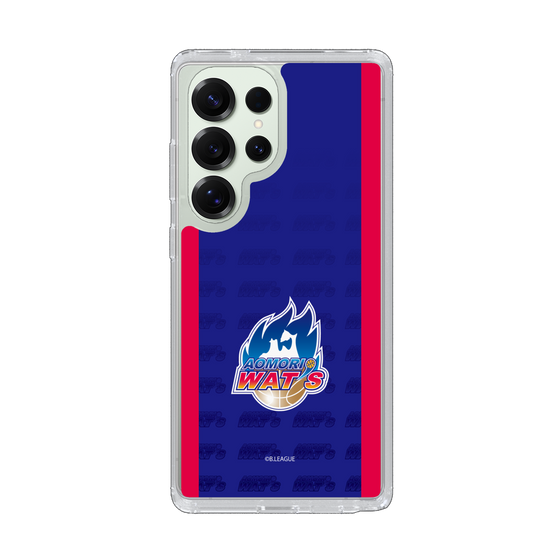 スリムプロテクションケース［ B.LEAGUE - 青森ワッツ - ロゴデザイン ］