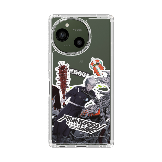 スリムプロテクションケース［ HUNDRED LINE -最終防衛学園- - ステッカー - 厄師寺猛丸 ］