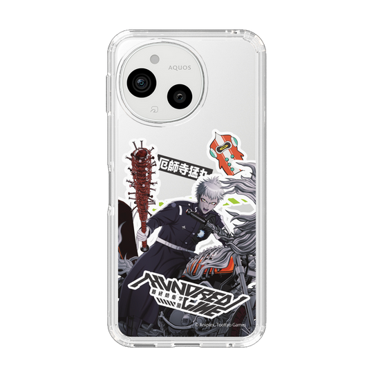 スリムプロテクションケース［ HUNDRED LINE -最終防衛学園- - ステッカー - 厄師寺猛丸 ］