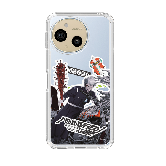 スリムプロテクションケース［ HUNDRED LINE -最終防衛学園- - ステッカー - 厄師寺猛丸 ］