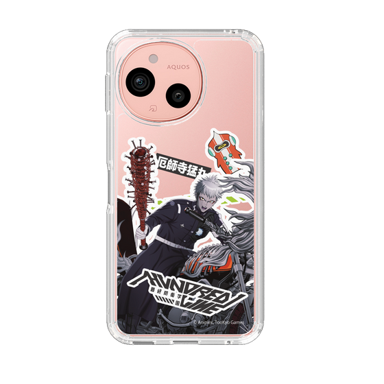 スリムプロテクションケース［ HUNDRED LINE -最終防衛学園- - ステッカー - 厄師寺猛丸 ］