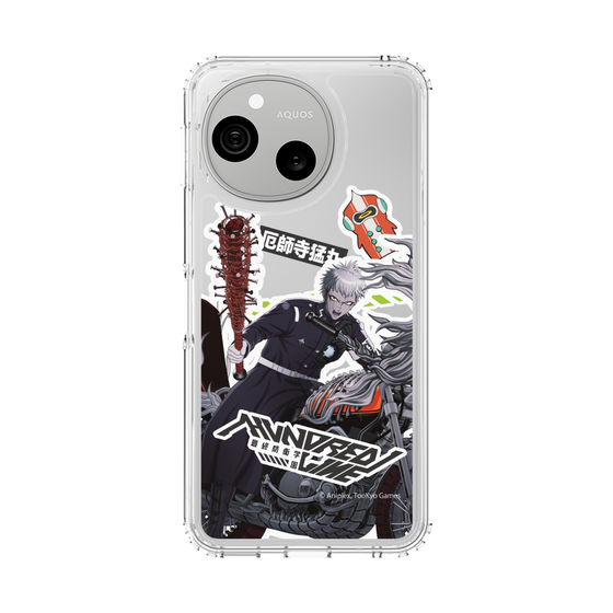 スリムプロテクションケース［ HUNDRED LINE -最終防衛学園- - ステッカー - 厄師寺猛丸 ］