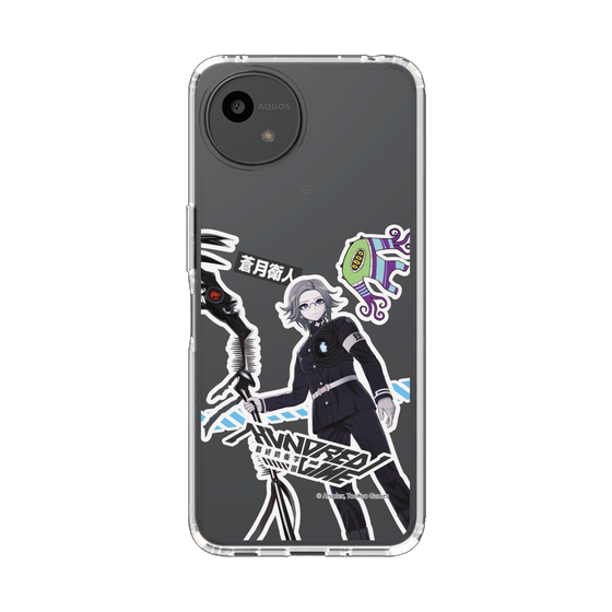 スリムプロテクションケース［ HUNDRED LINE -最終防衛学園- - ステッカー - 蒼月衛人 ］