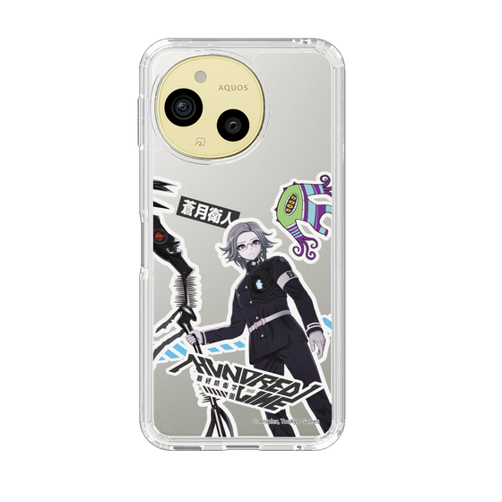 スリムプロテクションケース［ HUNDRED LINE -最終防衛学園- - ステッカー - 蒼月衛人 ］