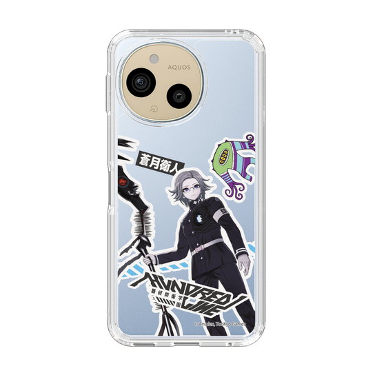 スリムプロテクションケース［ HUNDRED LINE -最終防衛学園- - ステッカー - 蒼月衛人 ］