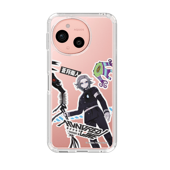 スリムプロテクションケース［ HUNDRED LINE -最終防衛学園- - ステッカー - 蒼月衛人 ］